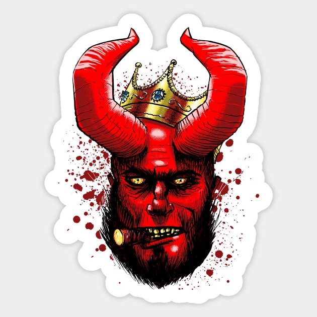 Notorious Red Sticker by Krobilad